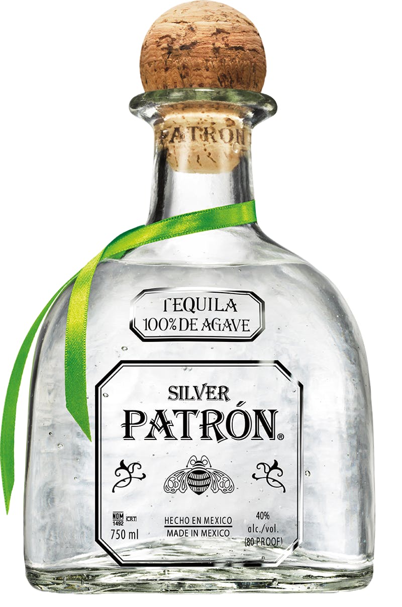 Silver Patron Tequila Bottle 1.75L & Cork Perfect For Crafts 2 available